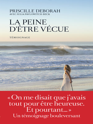 cover image of La Peine d'être vécue